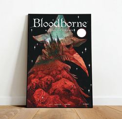 bloodborne canvas, canvas wall art, rolled canvas print, canvas wall print, game canvas-2