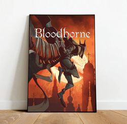 bloodborne canvas, canvas wall art, rolled canvas print, canvas wall print, game canvas-3