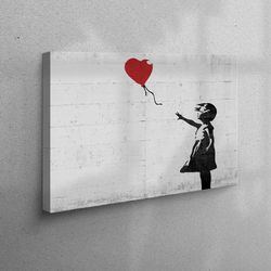 canvas, living room wall art, canvas gift, contemporary wall art, girl graffiti canvas print, graffiti canvas decor,