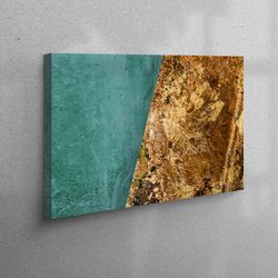 canvas, living room wall art, large wall art, modern canvas decor, contemporary wall art, abstract canvas, green printed