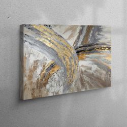 canvas, wall art canvas, canvas decor, modern marble canvas canvas, abstract canvas gift, gray canvas decor, gold canvas