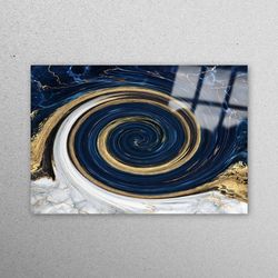 wall decoration, glass, mural art, alcohol ink wall decoration, navy blue marble glass decor, marble glass printing,