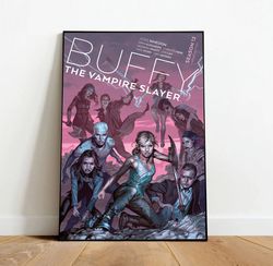 buffy the vampire slayer canvas, canvas wall art, rolled canvas print, canvas wall print, tv show canvas