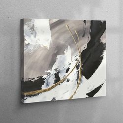 canvas art, 3d wall art, living room wall art, trendy abstract wall art, gold canvas print, shimmery printed, trendy wal