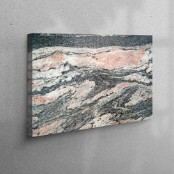 wall art, canvas decor, canvas, pink marble wall art, marble canvas art, abstract art, gray marble canvas canvas, stone