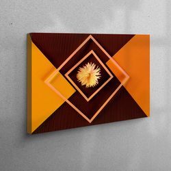 wall art, canvas wall art, 3d canvas, flower canvas, floral canvas canvas, botanical canvas decor, modern canvas canvas,