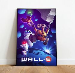 wall e canvas, canvas wall art, rolled canvas print, canvas wall print, movie canvas