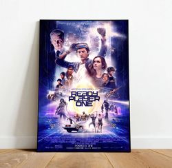 ready player one canvas, canvas wall art, rolled canvas print, canvas wall print, movie canvas