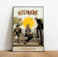 rushmore canvas, canvas wall art, rolled canvas print, canvas wall print, movie canvas