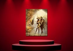 silver gold canvas, silver gold painting, silver gold wall art,silver gold prints, silver gold canvas,meeting of gold an
