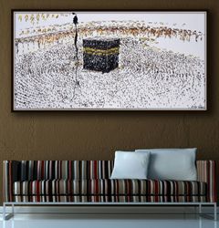 kaaba islam painting 55 the cube holy kaaba sacred mosque mecca painting  religious oil painting painting by koby feldmo