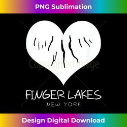 Finger Lakes Heart Upstate NY New York Gift - Aesthetic Sublimation Digital File