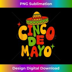 cinco de mayo mexico fiesta men women kids mexican tank top - special edition sublimation png file