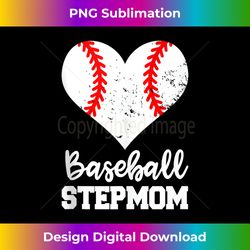 baseball stepmom funny baseball player stepmom tank top - premium sublimation digital download