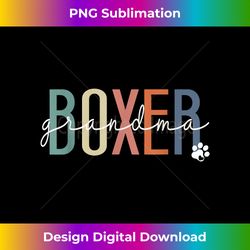 boxer grandma boxer dog nana mother's day - exclusive png sublimation download