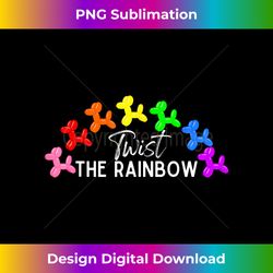 twist the rainbow balloon dog animal balloon artist twister 1 - decorative sublimation png file