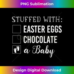 s stuffed with a baby easter pregnancy announcement eggspectin 1 - sublimation-ready png file