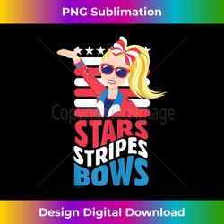 jojo siwa 4th of july stars stripes & bows americana style - instant sublimation digital download