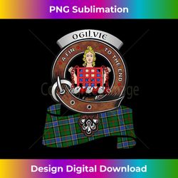 ogilvie scottish clan badge &tartan 1 - png transparent digital download file for sublimation