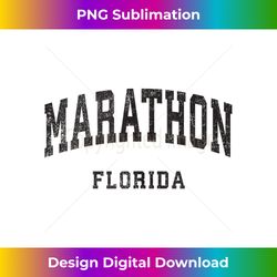 marathon florida fl vintage athletic sports design 1 - sublimation-ready png file