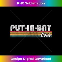 put-in-bay ohio vintage 70's 80's retro style 1 - professional sublimation digital download