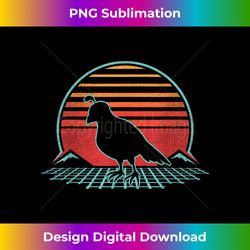 quail retro vintage 80s style bird lover 2 - high-resolution png sublimation file