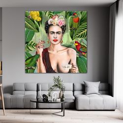 Frida Khalo Tea Cup, Frida Khalo Canvas, Frida Khalo Wall Art, Frida Khalo Painting, Frida Khalo Poster, Frida Khalo Pri