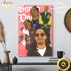Snoop Doggy Dogg Graphic Art Poster Canvas