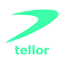 tellor token logo crypto  trb altcoin cryptocurrency  a decentralized oracle networktshi