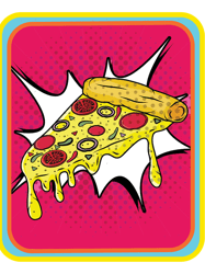 colorful pop art pizza makes my iris apfel essential fashionista pop art style pop art one menta