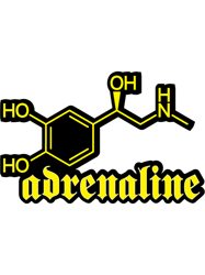adrenaline  - cool motorcycle extreme sports or funny helmet stickers and biker gifts  t-shir