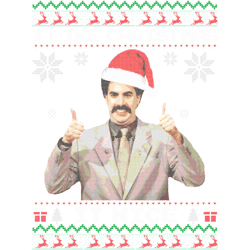 borat funny christmas t