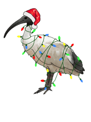 extra festive bin chicken