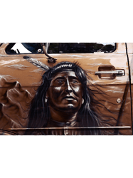 indian apache, car airbrush