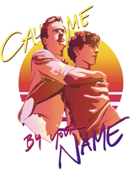 call me by your name retro sunset