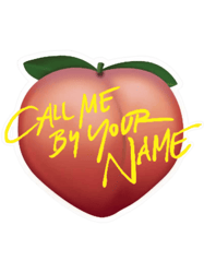 peach logocall me by your name