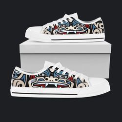 haida art spirit low top shoes native amer