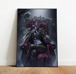 world of warcraft game poster, canvas wall art, rolled canvas print, canvas wall print, game poster-3