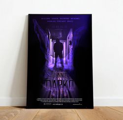 donnie darko poster, canvas wall art, rolled canvas print, canvas wall print, movie poster