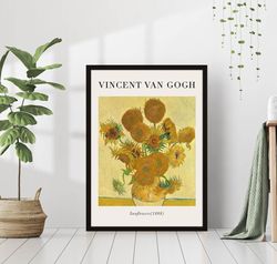 vincent van gogh the postman canvas print poster frame digital famous painting artist wall art prints living room decor