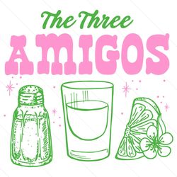 the three amigos margarita cocktail svg