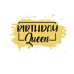 birthday queen svg file digital