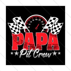 pit crew papa svg