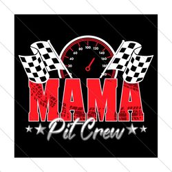 pit crew mama svg