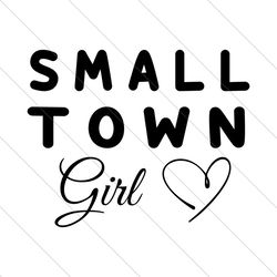 small town girl svg