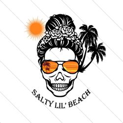 salty lil beach svg