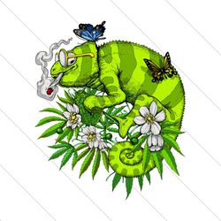 chameleon smoking weed, trending svg, weed hippie, weed svg, funny weed apparel, svg file