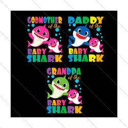 family shark svg bundle