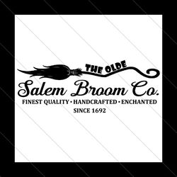 halloween salem broom co since 1692 svg