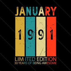 january 1991 30 years of being awesome svg